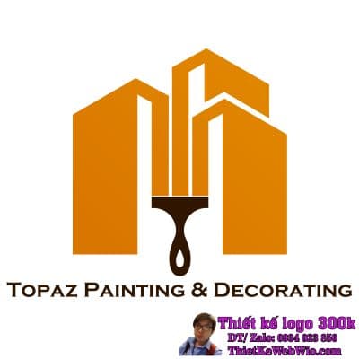 Thiết kế logo sơn TOPAZ