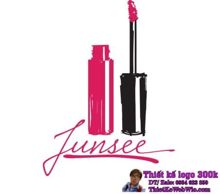 Thiết kế logo son môi JUNSEE