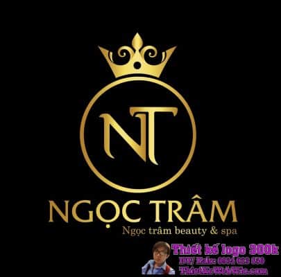 Thiết kế logo spa thẩm mỹ NT (Ngọc Trâm)