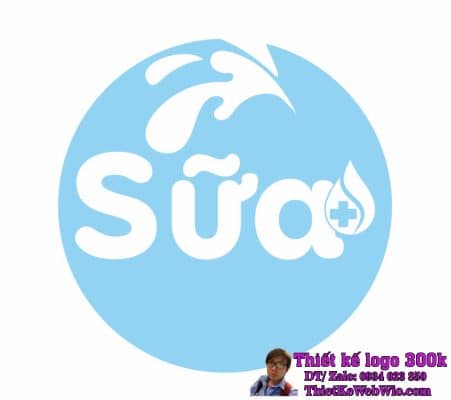 Thiết kế logo sữa cho bé SỮA+