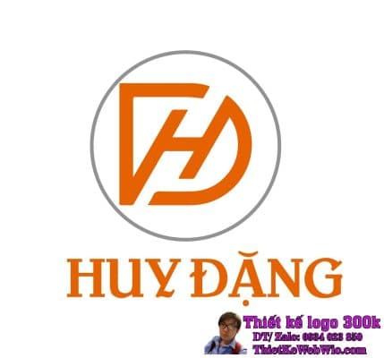 Thiết kế logo sửa chữa laptop - Macbook HUY ĐẶNG