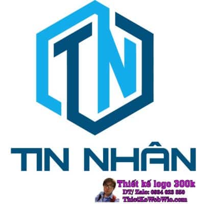 Thiết kế logo sửa chữa mua bán máy tính TN Tin Nhân