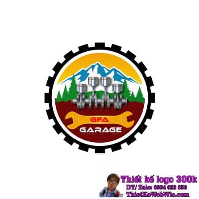 Thiết kế logo sửa chữa ô tô Greenfield AutoCare