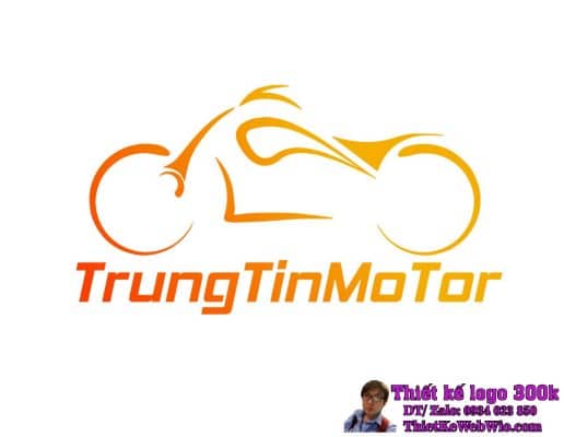 Thiết kế logo sửa xe máy lưu động TrungTinMoTor