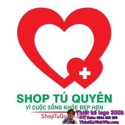 Thiết kế logo sức khoẻ làm đẹp Shop Tú Quyên
