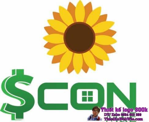 Thiết kế logo tài chính Scon