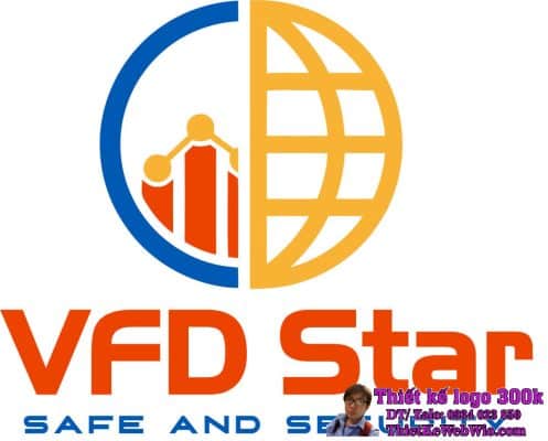 Thiết kế logo tài chính VFDstar