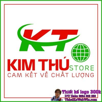 Thiết kế logo tạp hóa KIM THÚ store