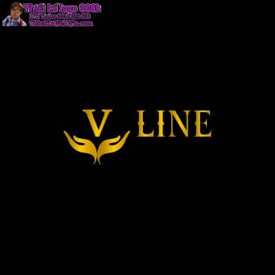 Thiết kế logo thẩm mỹ V LINE