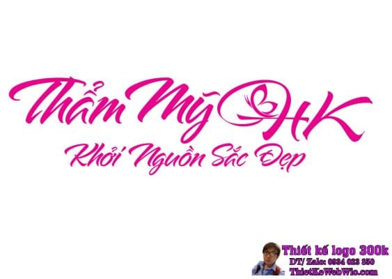 Thiết kế logo thẩm mỹ viện Thẩm Mỹ Hoa Kỳ