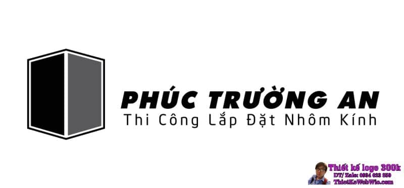 Thiết kế logo thi công lắp đặt nhôm kính Phúc Trường An