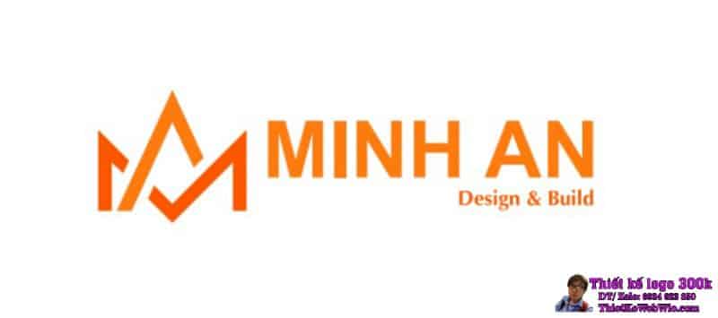 Thiết kế logo thi công nội thất Minh An