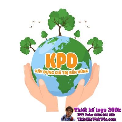 Thiết kế logo thi công xây dựng công trình KPD