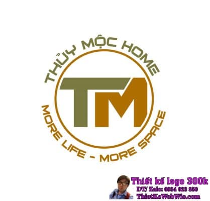Thiết kế logo thiết bị phòng tắm TM Thủy Mộc Home