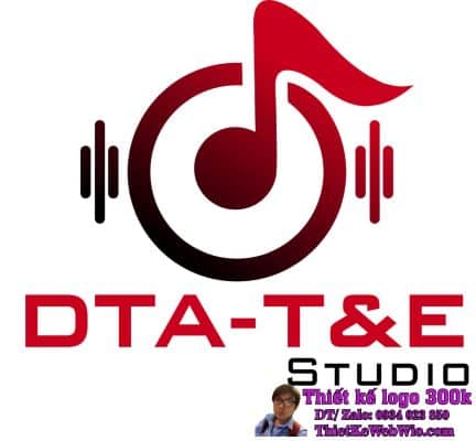 Thiết kế logo thiết bị thu âm DTA T&E Studio
