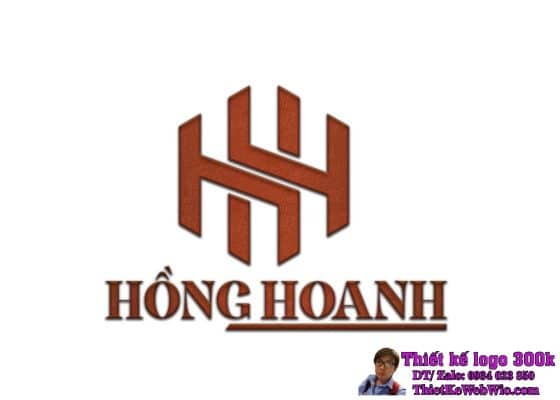 Thiết kế logo thời trang HỒNG HOANH