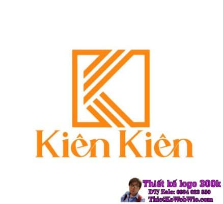 Thiết kế logo thời trang Kiên Kiên