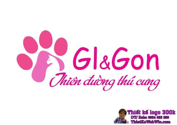 Thiết kế logo thú cưng GI&Gon