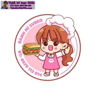 Thiết kế logo thực phẩm Bánh Mì SUBEO