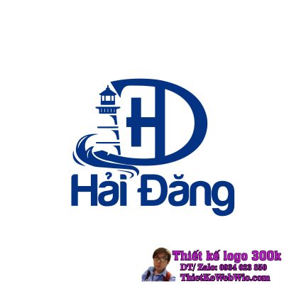 Thiết kế logo thực phẩm HĐ Hải Đăng