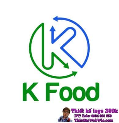 Thiết kế logo thực phẩm K Food