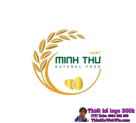 Thiết kế logo thực phẩm Minh Thư ABC