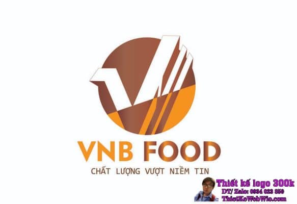 Thiết kế logo thực phẩm VNB