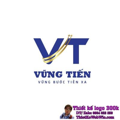 Thiết kế logo thực phẩm VT Vững Tiến