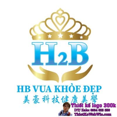 Thiết kế logo thực phẩm chức năng H2B