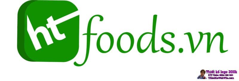 Thiết kế logo thực phẩm htfoods.vn