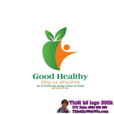 Thiết kế logo thực phẩm sạch Good Healthy