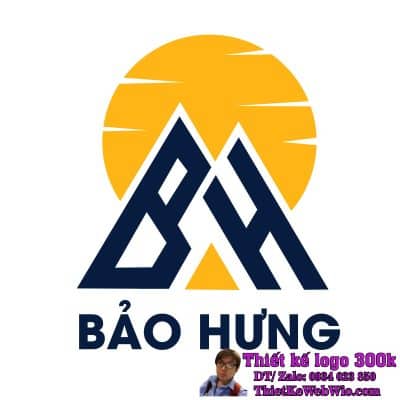 Thiết kế logo thương mại BH Bảo Hưng