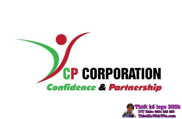 Thiết kế logo thương mại dịch vụ CP Corporation