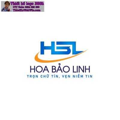 Thiết kế logo thương mại dịch vụ Hoa Bảo Linh VN