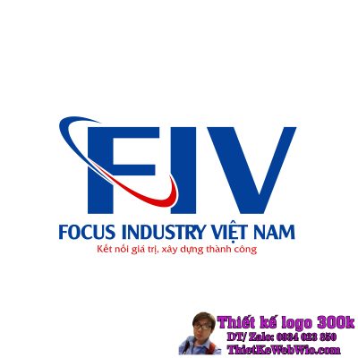 Thiết kế logo thương mại thiết bị công nghiệp FIV