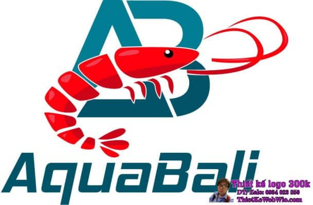 Thiết kế logo thủy sản AquaBali