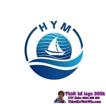 Thiết kế logo thuỷ sản HUYỀN YUMI
