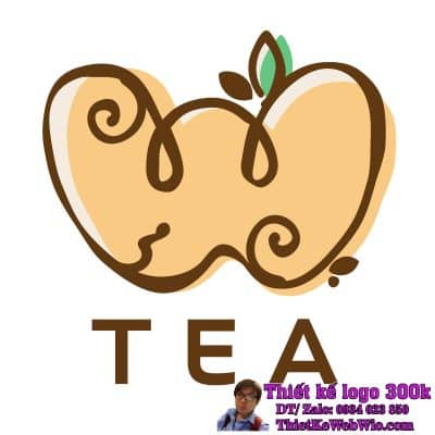 Thiết kế logo tiệm trà W