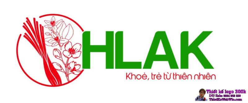 Thiết kế logo tinh dầu HLAK