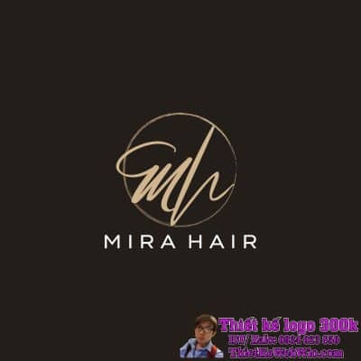 Thiết kế logo tóc MIRA HAIR