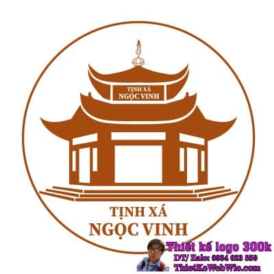 Thiết kế logo tôn giáo Tịnh xá Ngọc Vinh
