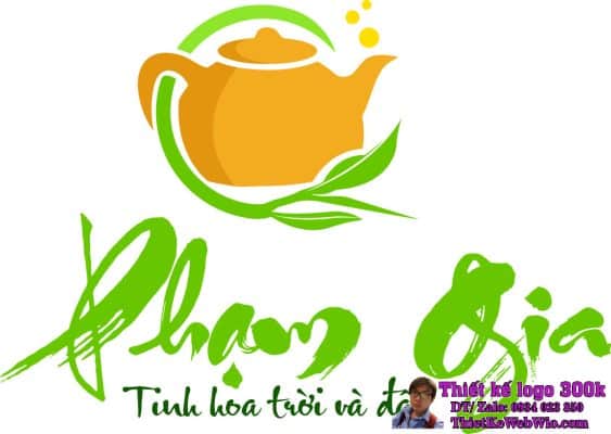 Thiết kế logo trà Phạm Gia