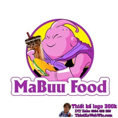 Thiết kế logo trà sữa và đồ ăn nhanh MaBuu Food