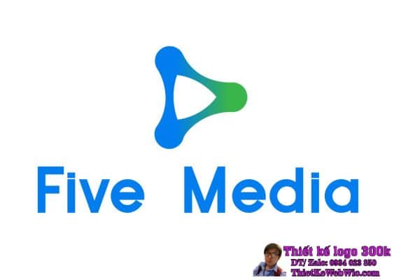 Thiết kế logo truyền thông Five Media