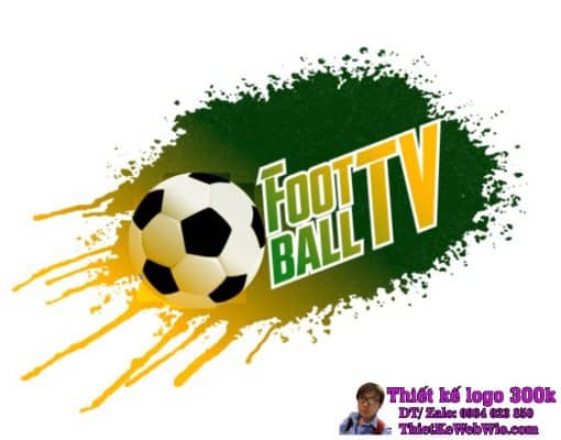 Thiết kế logo truyền thông Football TV