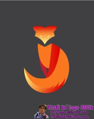 Thiết kế logo truyền thông giải trí Chồn Đỏ Media