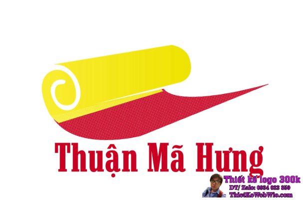 Thiết kế logo vải không dệt Thuận Mã Hưng