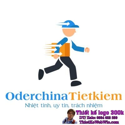 Thiết kế logo vận chuyển hàng Trung Việt Oderchina Tietkiem