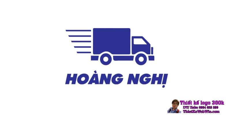 Thiết kế logo vận chuyển hàng hóa Hoàng Nghị