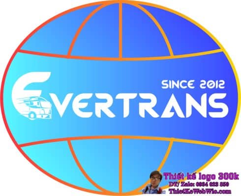 Thiết kế logo vận tải Evertrans
